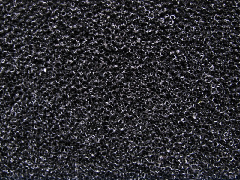 Filter sponge of grade 40 ppi