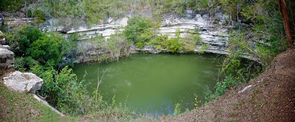 'Sacred' cenote at Chichen Itza, Yucatan, Mexico