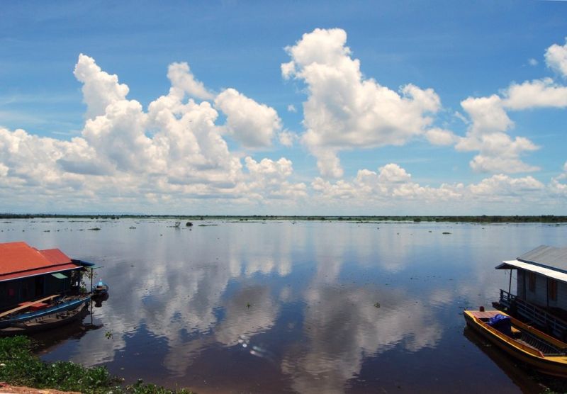 This species is known from the Tonlé Sap lake, Cambodia.